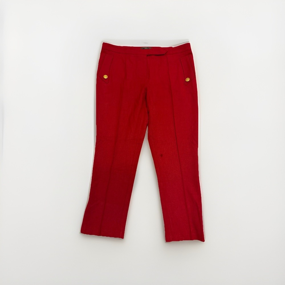 vtg Vertigo Paris red dress pants slacks, No Tag, women's 12/14